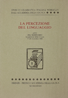 La percezione del linguaggio