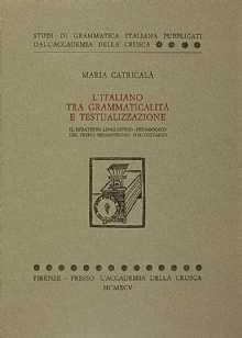 L'italiano tra grammaticalit e testualizzazione