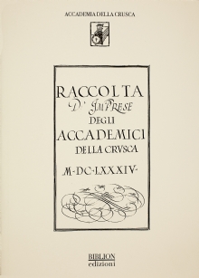 Raccolta d'Imprese degli Accademici della Crusca