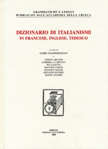 Dizionario di italianismi in francese, inglese, tedesco