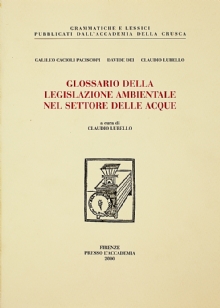 Glossario della legislazione ambientale nel settore delle acque