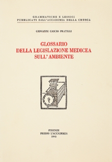 Glossario della legislazione medicea sull'ambiente