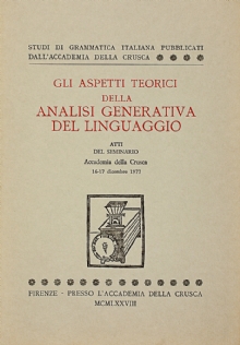 Gli aspetti teorici della analisi generativa del linguaggio