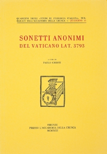 Sonetti anonimi del Vaticano lat. 3793