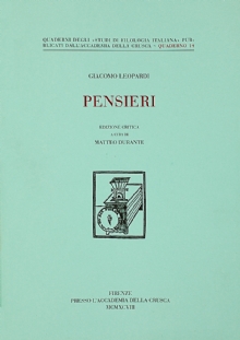 Pensieri di Giacomo Leopardi