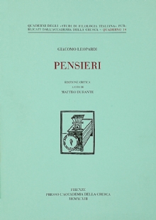 Pensieri di Giacomo Leopardi