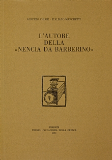 L'autore della �Nencia da Barberino�