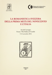La romanistica svizzera della prima met� del Novecento e l'Italia